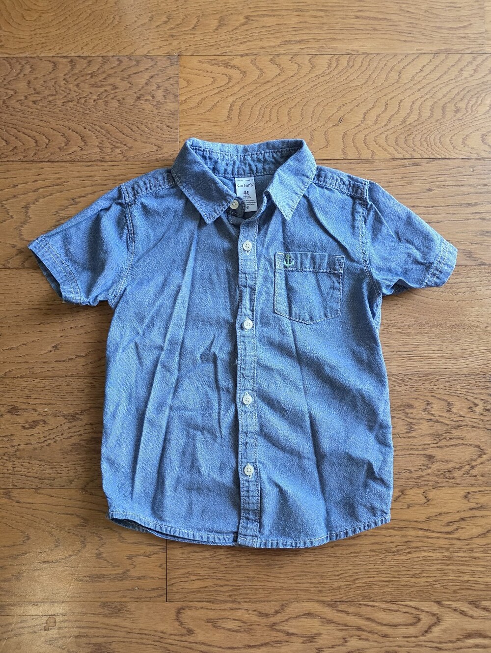 Carter's Button Up Shirt Blue 4T